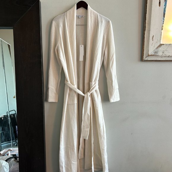 Frost White -  100% cashmere lounge robe NWT - Picture 1 of 10